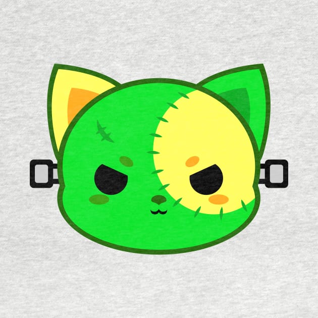 Cute Frankenstein Cat by alien3287